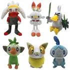 Плюшевые игрушки в виде покемона 23-38 см, аниме эльф, собль, кролик, канакей, мультяшный меч, щит, анимационная игровая фигурка, мягкие игрушки для детей, подарок