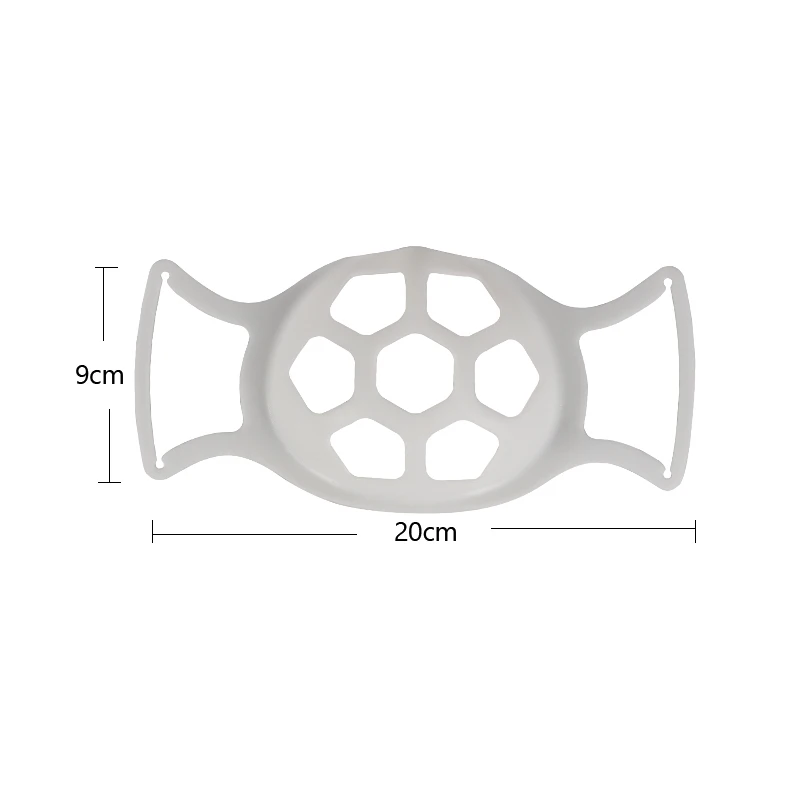 

3D Mouth Mask Support Breathing Assist Help Mask Inner Cushion Bracket Food Grade Silicone Mask Holder Breathable Valv Masque