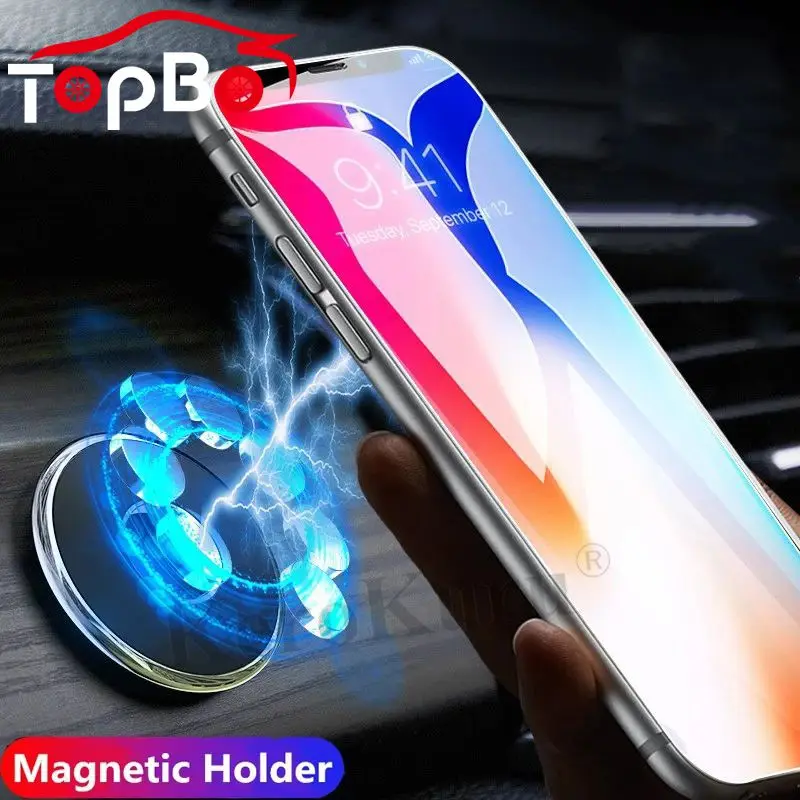 

Newest Magnetic Car Phone Holder Magnet Mount Mobile Cell Phone Stand Telefon GPS Support For iPhone 13 12 Xiaomi Huawei Samsung