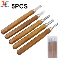 5pcslot wood carving chisels knife for basic wood cut diy tools and detailed woodworking gouges hand tools