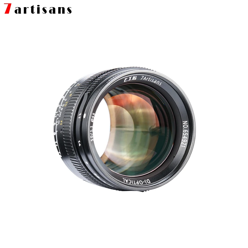 Lentes 7 ремесленников 50 мм F1.1 Большая диафрагма Paraxial M mount объектив для камер m M240 M3 M5