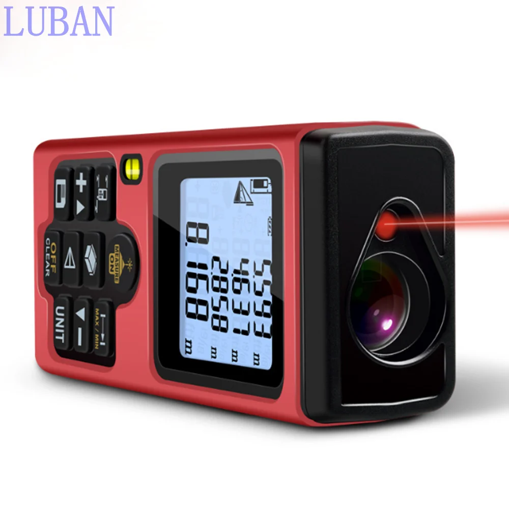 Цифровой лазерный дальномер измерение площади и объема диастиметр 40 м/60 м/80 м/100 м