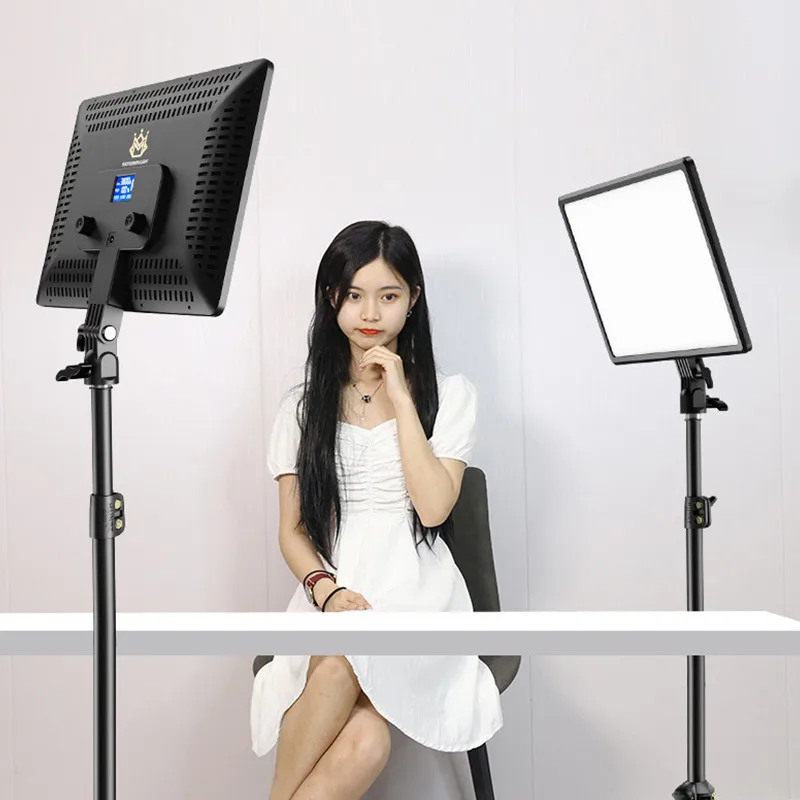 14 дюймов 10 светодиодный видео Освещение Панель штепсельная вилка европейского