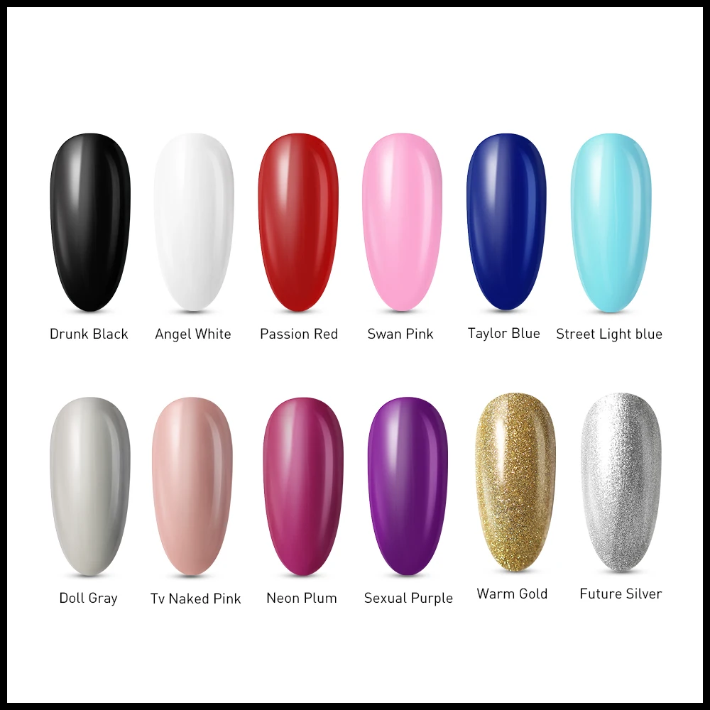 Sexymix 4 шт./лот Блестящие Блестки для рисования светодиодный Гель лак ногтей