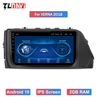 Автомобильная Мультимедийная система GPS-навигации, IPS 2.5D экран 9 дюймов для 1Hyundai Verna 2018 android 10