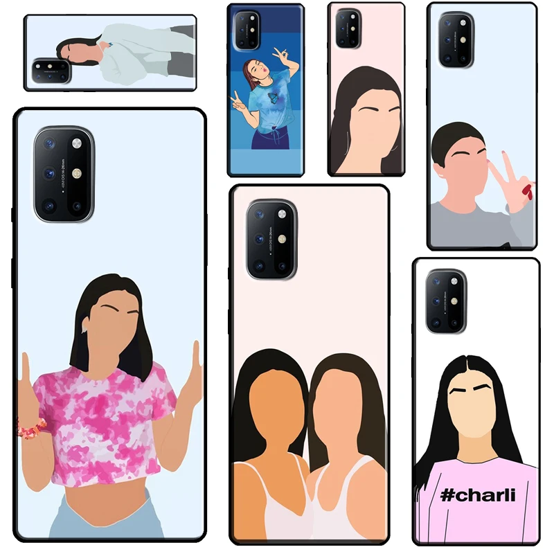 

Charli amielio для Realme 9i 8i 8 9 Pro C3 C11 C15 C21 GT Neo 2 чехол для телефона для OnePlus 10 Pro Nord2 9R 8T