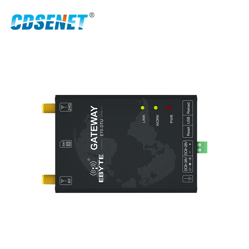 E70-DTU(433NW30-GPRS) 433MHz GPRS Networking Wireless Modem Coordinator Terminal 30dBm Long Range Transceiver