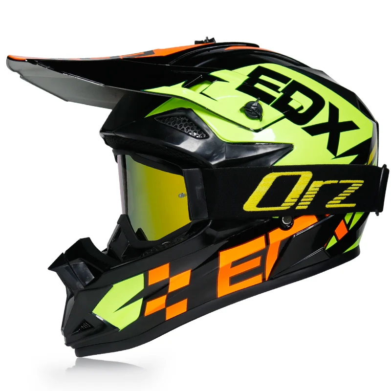 

Motocycle Helmet Adult ATV SUV Downhill Mountain Bike DH Hood Helmet Cross Helm Capacetes DOT Approved
