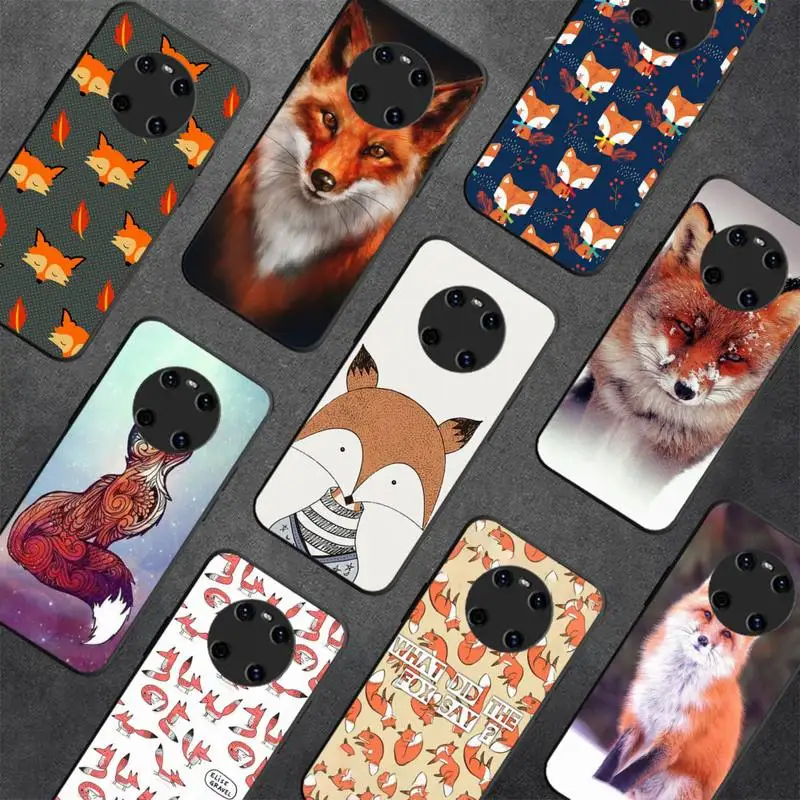 

Anime funny foxs lovely cute Phone Case For Huawei Y5 Y62019 Y52018 Y92019 Luxury funda case for 9prime2019