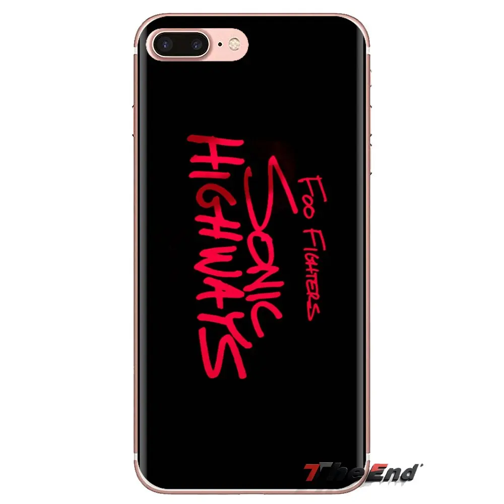 For Samsung Galaxy S2 S3 S4 S5 MINI S6 S7 edge S8 S9 Plus Note 2 3 4 5 8 Coque Fundas Foo Fighters Sonic Highways Music TPU Case |