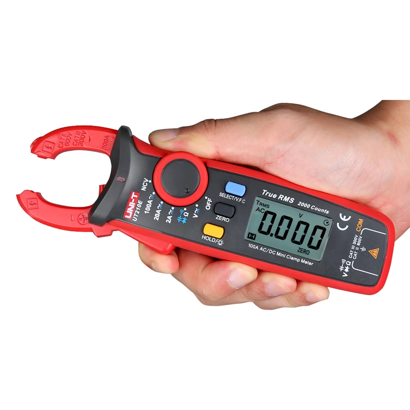 UNI-T UNI T UT210E True RMS мини Цифровые токовые клещи AC/DC напряжение Авто Диапазон VFC емкость Бесконтактный мультиметр - Цвет: UT210E