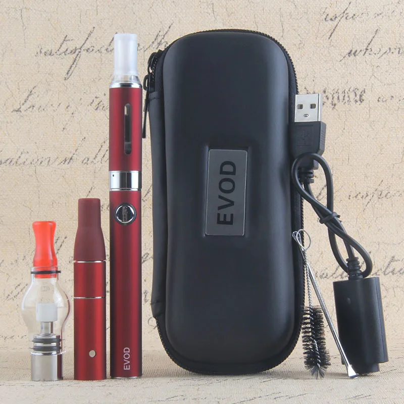 Evod Mini 4 in 1 Dry Herb Vaporizer Vape Kit Herbal Wax Pen 650mah Battery MT3 CE3 Atomizer | Электроника