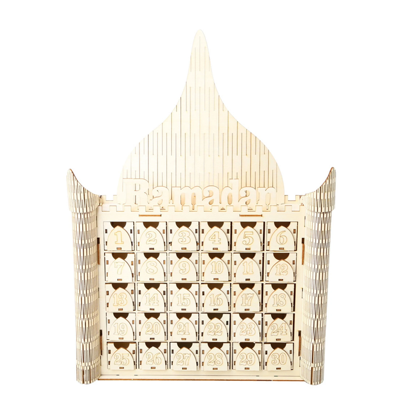 Украшения для Рамадана ИД Мубарак с обратным отсчетом календаря выдвижными