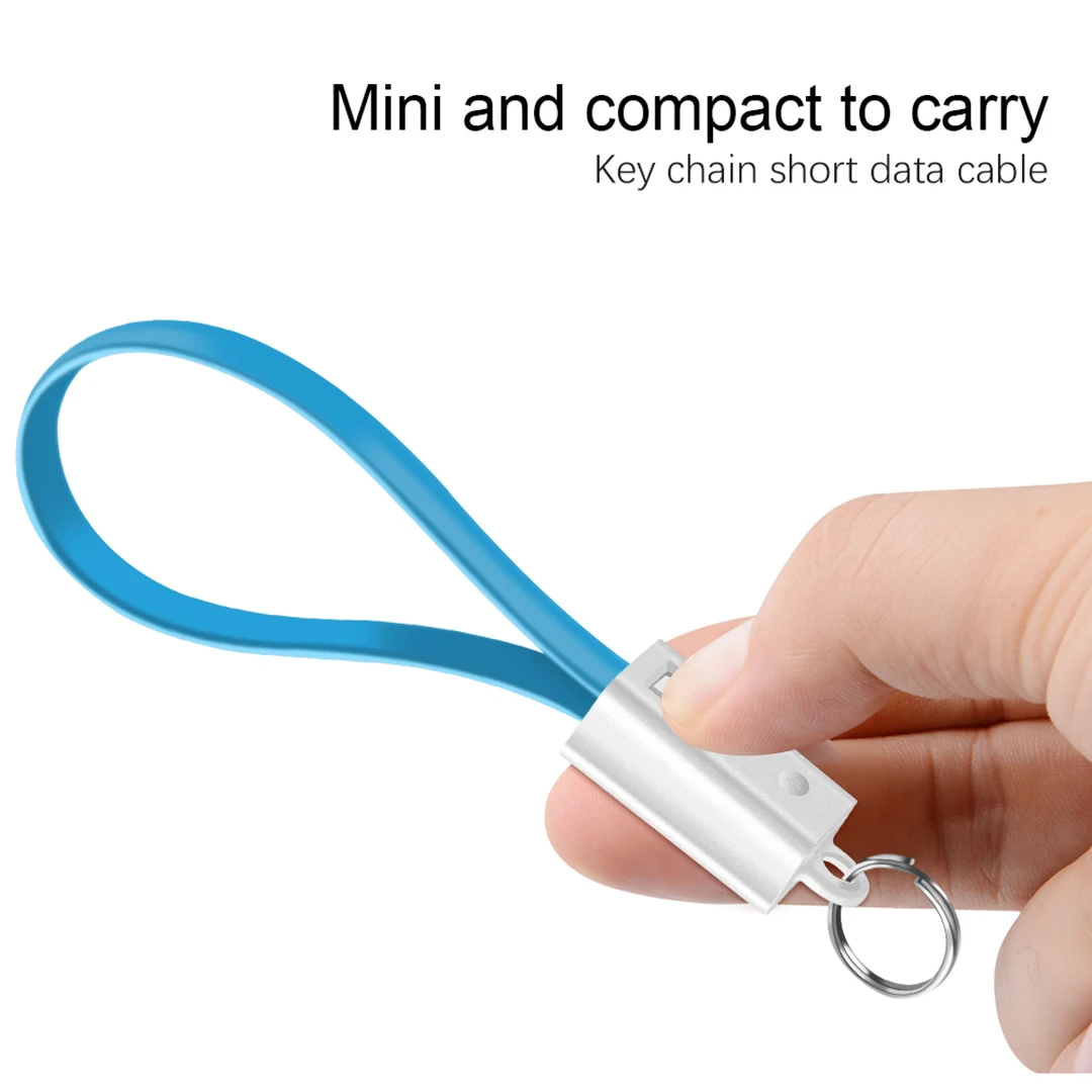 Usb-кабель для iPhone 8 7 6S 5s iPad зарядный Шнур зарядное устройство для мобильного телефона брелок для передачи данных Портативный короткий провод для iPhone XS Max XR X