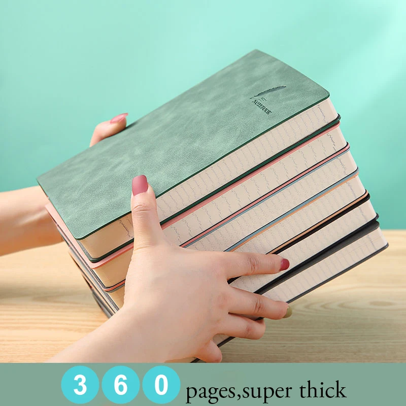 

A5/B5 Notebook,360 Cornell/Blank/Ruled/Checkered Pages For School Office,Planner Notepad Agenda 2021,Sketchbooks For Art Drawing