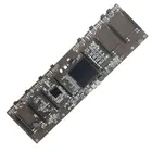 Прямая вставка HM65 BTC Майнер машина Материнская Плата ЦП набор 8 графическая карта большой расстояние хорошая теплоотдача