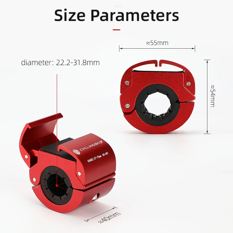 

Bicycle Mobile Phone Holder Aluminum Alloy Folding Ring Phone Bracket Mountain Bike Bicycle Handlebar Mount for GPS Phone Stand