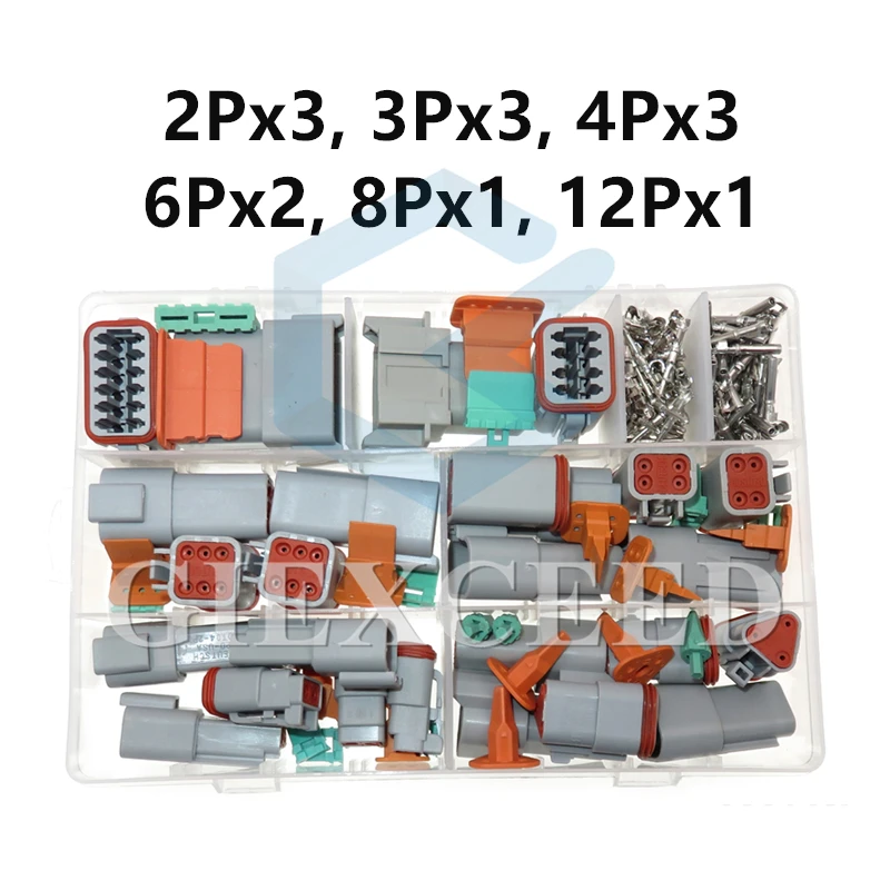 2 3 4 6 8 12P серия DT водонепроницаемая розетка для проводки DT04-2P 3P 4P 6P 8P автомобильный