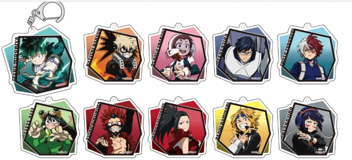 

Аниме Мой герой Академия мидория изюку Тодороки шото акриловый брелок Подвеска Сумки очаровательный Декор мультфильм косплей Декор милые ...