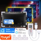 RGB-Лента светодиодная для подсветки телевизора, 5 В, с разъемом под 90 градусов