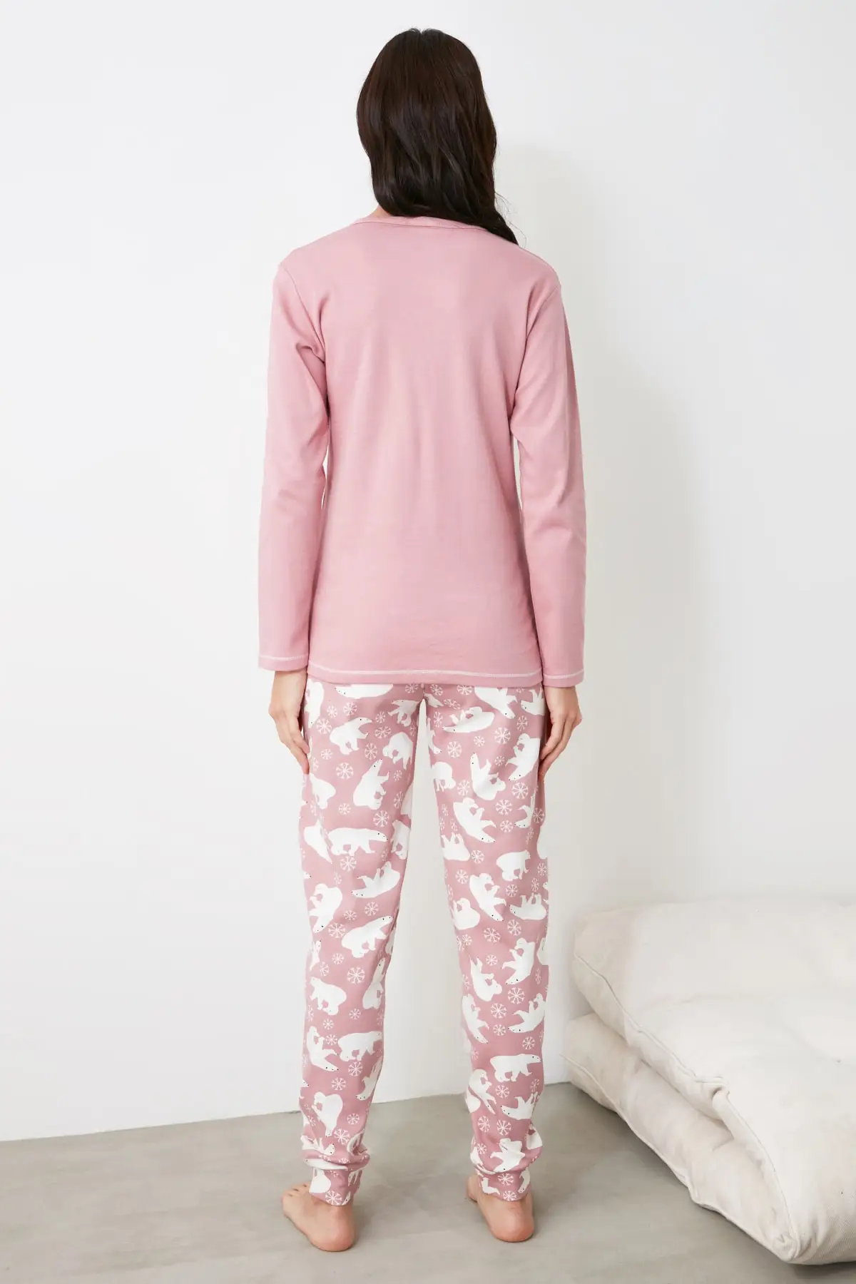 

Trendyol Printed Knitted Pajamas Set THMAW21PT0959