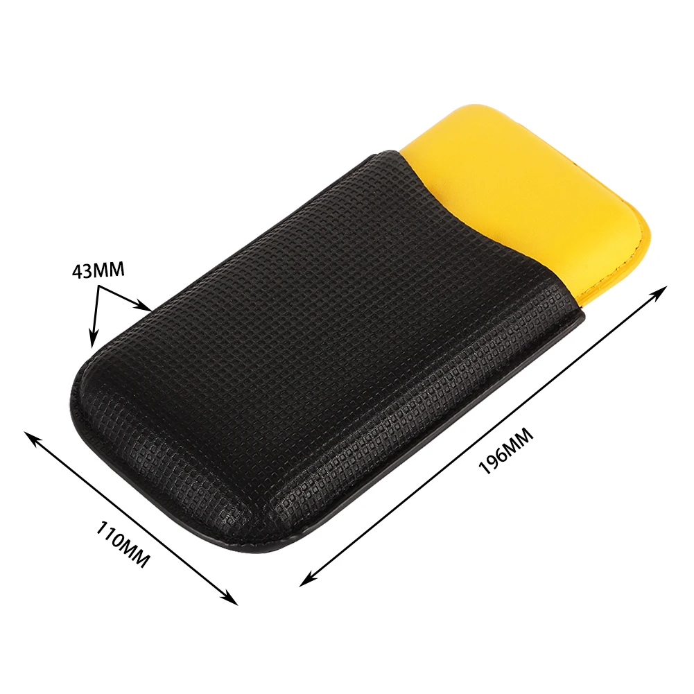 

GALINER Leather Travel Cigar Case Humidor 3 Cigars Tube Holder Pocket Smoking Tool Portable Humidor Box Tobacco Storage