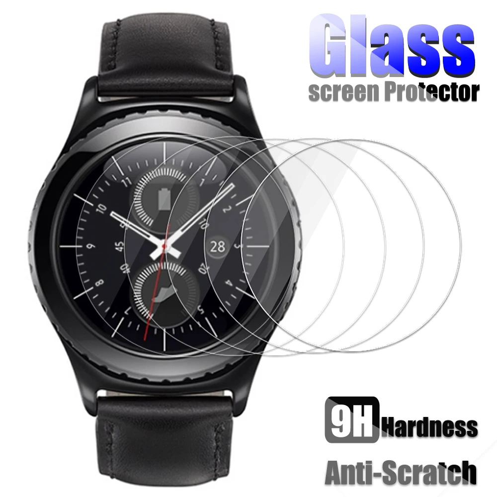 Закаленное защитное стекло для Samsung Galaxy Watch 3 41 мм 45 42 46 Gear S3 Frontier / Classic S2 Sports |