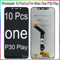 wholesale 10 pcslot for moto one p30 play xt1941 1 xt1941 3 x lcd screen display with touch digitizer assembly xt1922