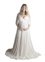 maternity dresses for photo shoot cotton pregnancy dress photography props maxi gown dresses for pregnant women clothes