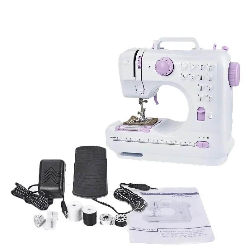 

Household domestic portable stitch multi-function electric automatic sewing machine