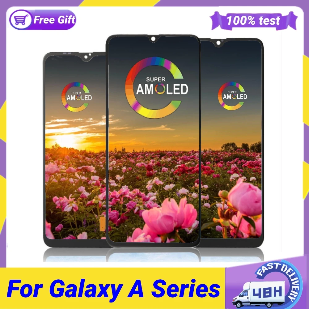 

Original LCD Screen For Samsung Galaxy A10 A20 A30 A40 A50 A70 Display A10 A50 A40 lcd Screen Touch Digitizer Assembly Pantalla