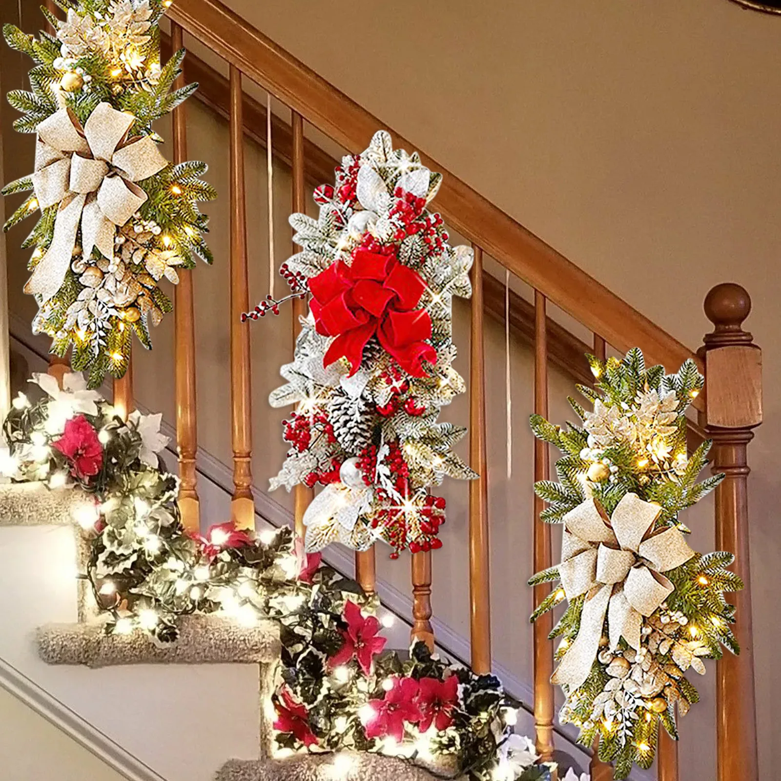 

СВЕТОДИОДНАЯ Гирлянда для лестницы, без проводов, 2022