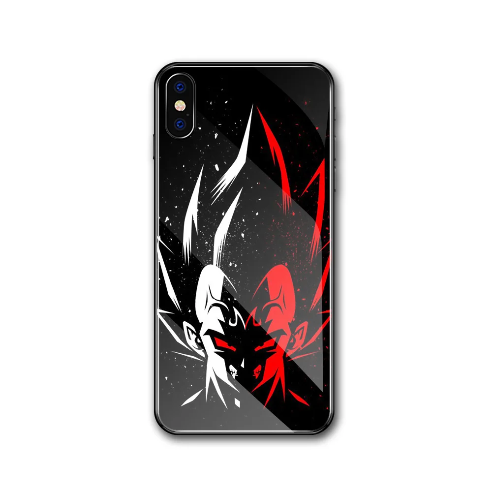 Чехол Finder для iphone XS чехол Dragon Ball Супер Saiyan чехол из закаленного стекла для iphone 6 6S 7 8 plus X XR XS MAX 11 pro max