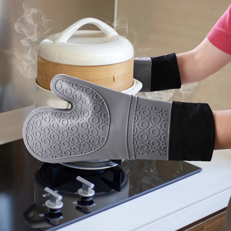 Силиконовые Прихватки Для Духовки Утолщенные Водонепроницаемые Термостойкие