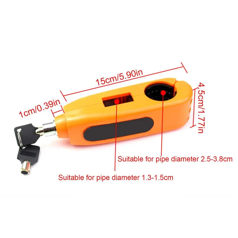 

Universal Motorbike Brake Lock Motorcycle Handlebar Throttle Grip Lock Anti-Theft Security Brake Level Lock