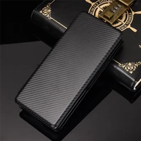 2021 fashion carbon fiber pc hard card holder slim leather case for sony xperia 5 xperia5 case j8210 j8270 j9210 wallet flip cov