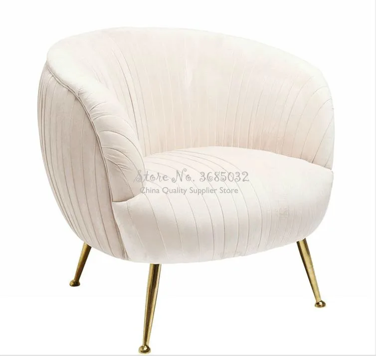 

Single Sofa Chair Leisure Creative Modern Balcony Living Room Fabric Bedroom Multicolor Cover Chairs Lounger Seat