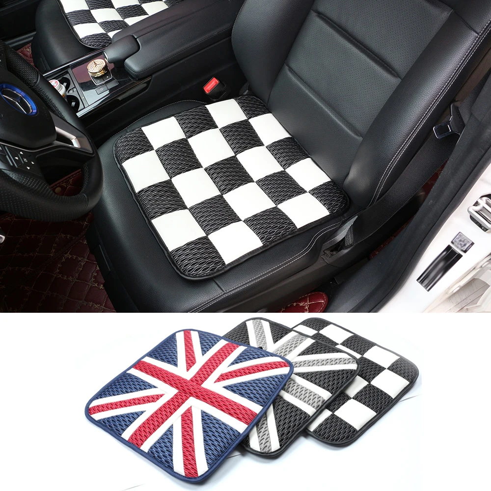 2pcs Ice Silk Car Seat Cushion Mat Pad Cover For All Mini Cooper Clubman F54 F55 F56 F57 R50 R53 R55 R56 R60 R61 F60 Countryman |