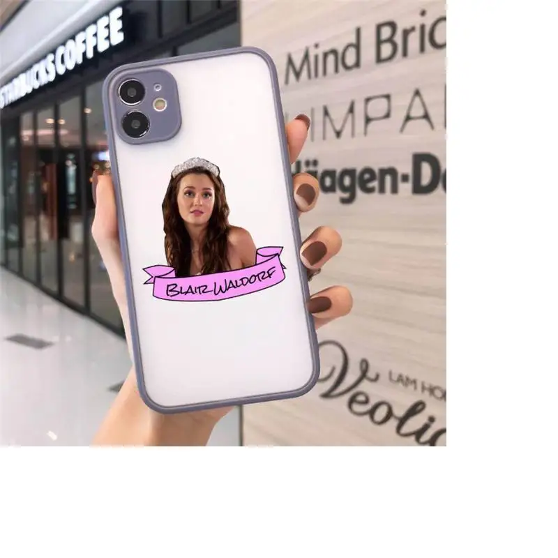 

Gossip Girl Love Best Friends Phone Cases Matte transparent For Gray iPhone 12 Mini 11 Pro XR XS Max 7 8 Plus X Back Cover