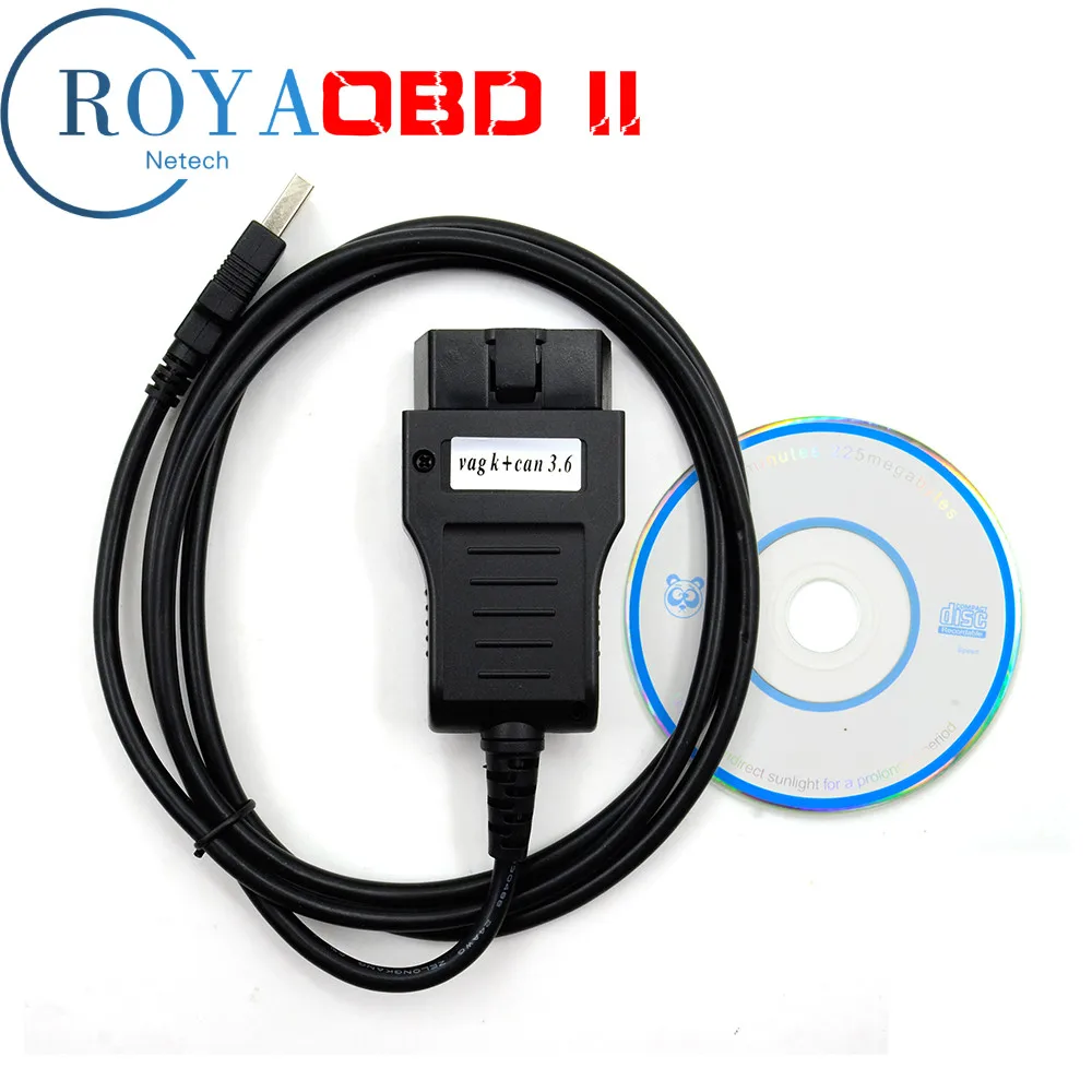 VAG K CAN Commander 3 6 для диагностического инструмента Au di/V W кабель OBDII OBD2 считыватели