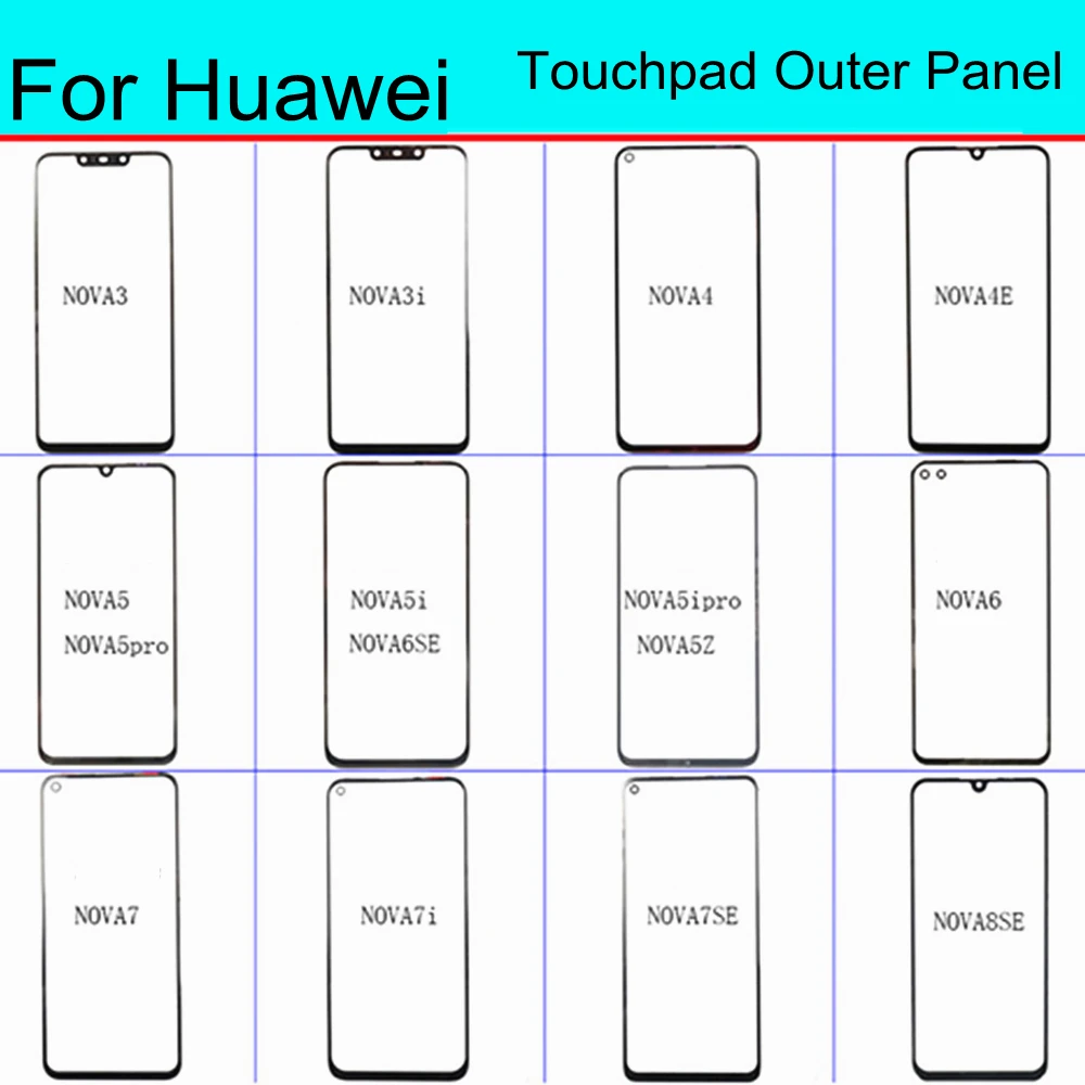 Сенсорный экран для Huawei Nova 3 3i 4 4E 5 5E 5i 6 7 7i SE 1 шт. | Мобильные телефоны и аксессуары