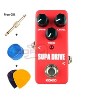 kokko mini supa drive electric guitar effect pedal warm and clean overdrive effect sound processor tube overload with free gift