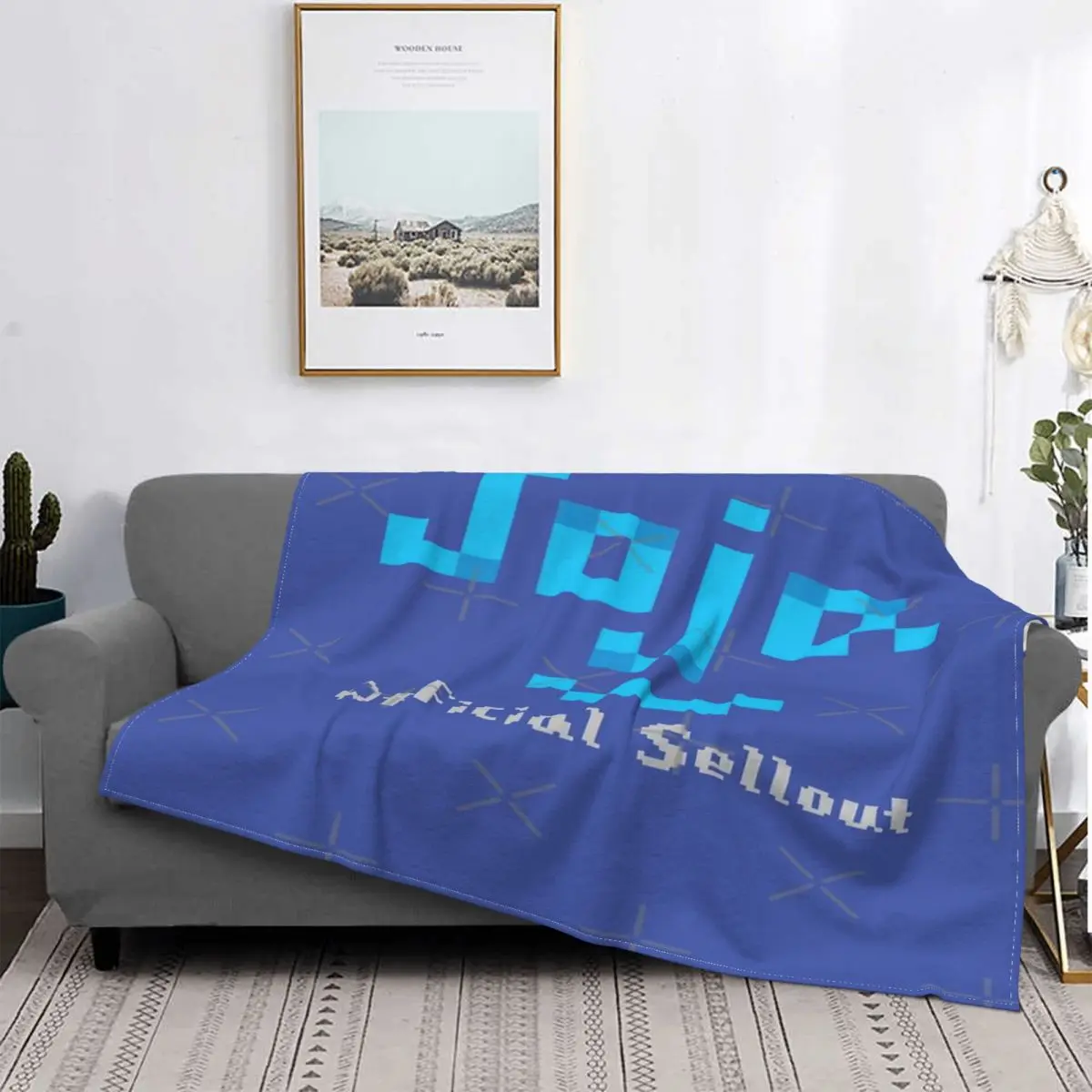 

Stardew Valley Joja Corp Sellout manta colcha cama alfombra a cuadros mantas de cama manta de muselina Toalla de Luxury