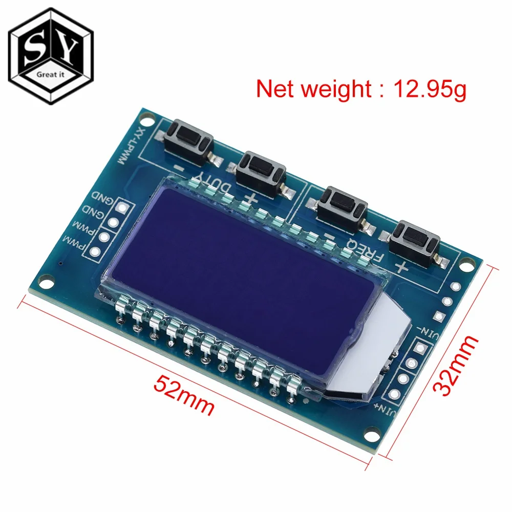 Генератор сигналов 1 Гц 150 кГц шт. Модульная плата ШИМ импульсная частота рабочий