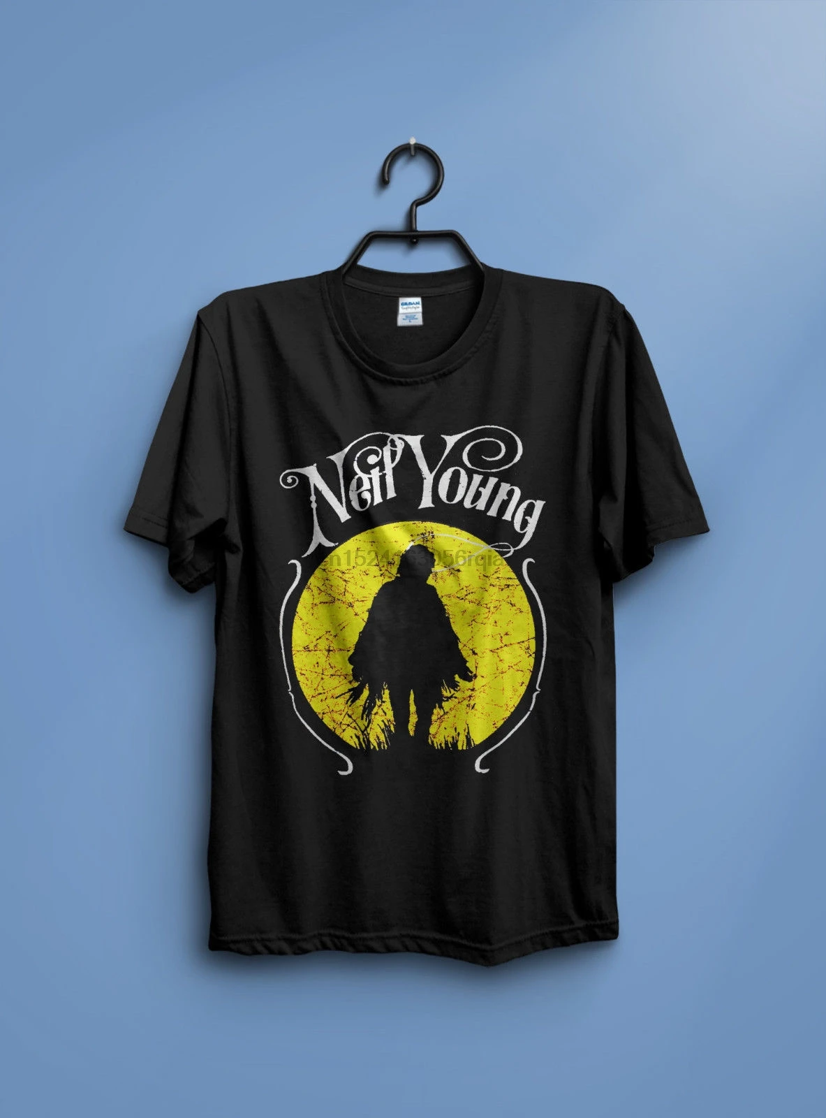 Новая Винтажная Футболка Neil Young Solo US Tour 93|Мужские футболки| |