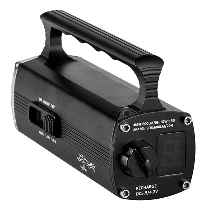 

Original Cree XM-L 2 U3 Diving Led Flashlight Torch Lamp Waterproof 120 Meter Light Built in Battery Rechargeable Lantern 6S-A4