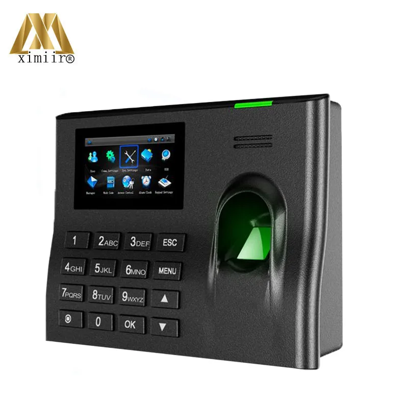 Биометрический отпечаток пальца посещаемость времени UA100 ZK Linux система TCP/IP веб