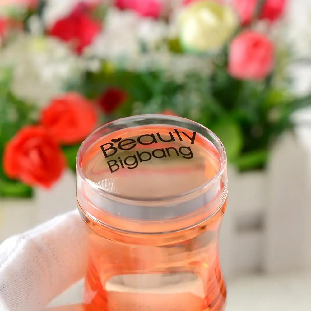 Пластиковый штамп BeautyBigBang с силиконовой головкой 4 см прозрачный Желейный цветок
