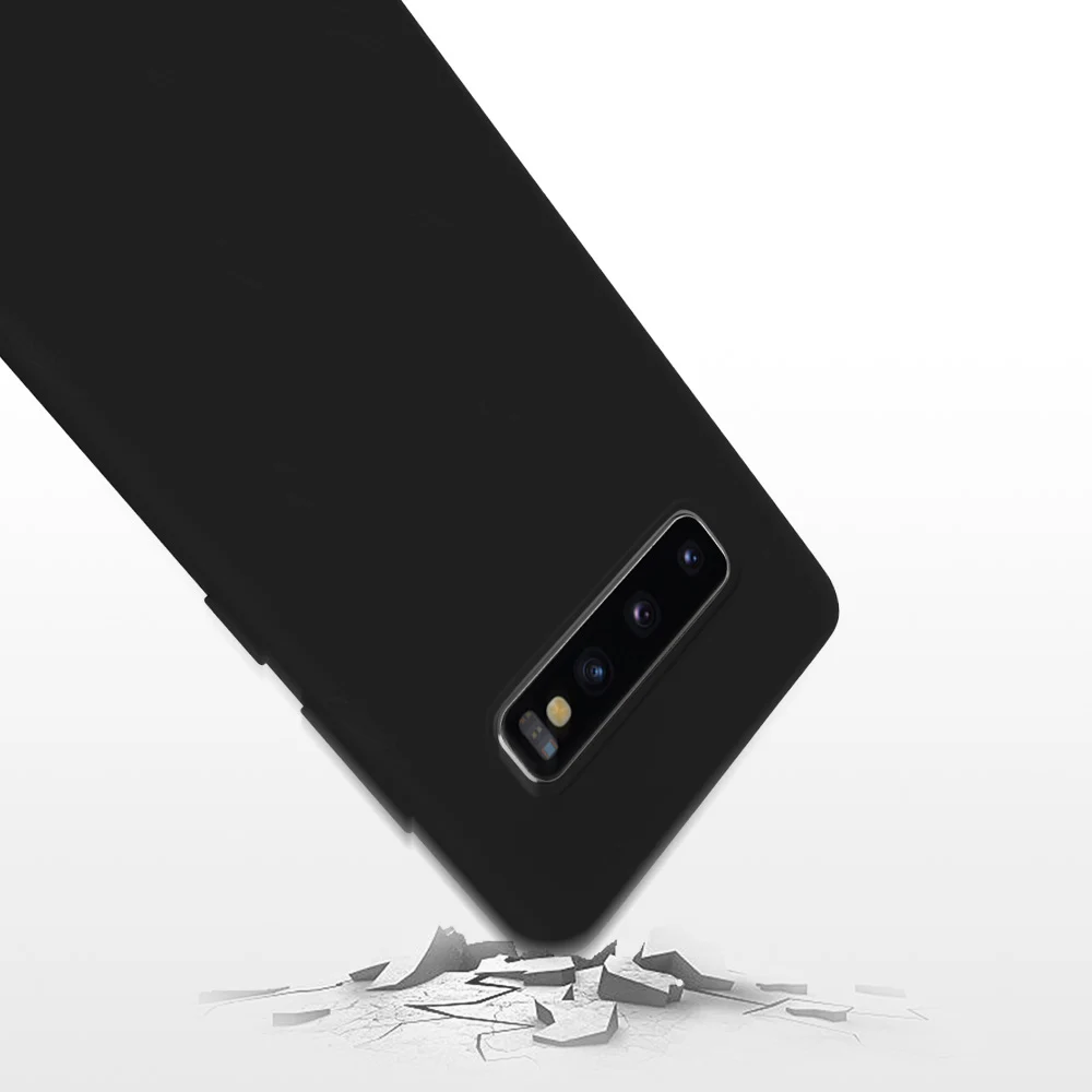 Чехол для samsung Galaxy S10 5G для samsung S8 S9 S10 Note 10 Plus 5G Note 8 9 10 S10 мягкий жидкий силиконовый чехол для телефона