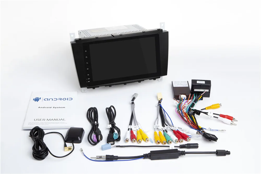 Автомобильный DVD плеер с GPS 8 дюймовым экраном Android 10 0 для Mercedes Benz C класс CLK W203 c200 C230